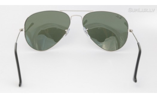 Ray-Ban Aviator Large Metal Silver Mirror (RB3025 W3277 58mm) saules brilles